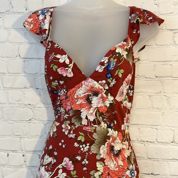 Lulus beautiful flowered maxi dress - Picture 2 of 10